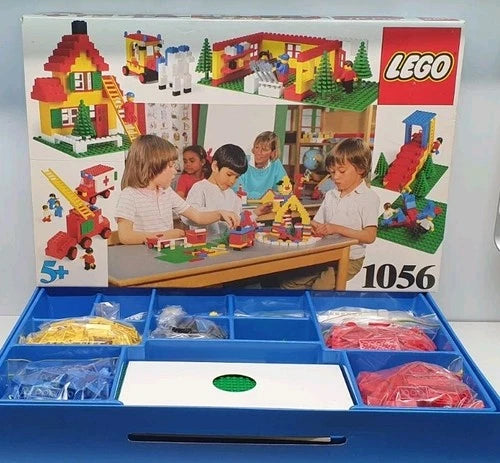 Lego 1056 Basic School Pack 1985 Rare Vintage Box Inserts Complete VGC READ