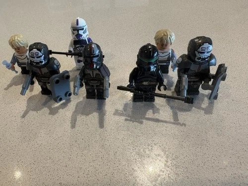 LEGO Star Wars Bad Batch Clone Hunter, wrecker, crosshair Omega Force 99 sw1148