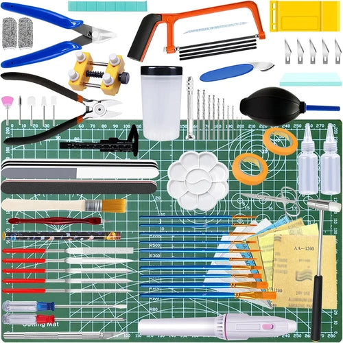 78Pcs Professional Gundam Model Tools Kit Hobby Building Tools for Buildings, Re