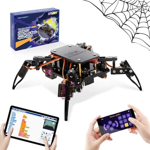STEM Toys Programmable Bionic Spider Robot Kit Science for Kids 812 Teens DIY
