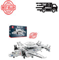 Reobrix E-2 Hawkeye Military Airplane Building Set,Warning Aircraft Fighter J...