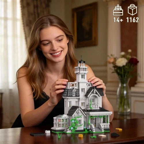 MOC Magic House Building Set with LED Light Owens House Blocks Toy Birthday Gift