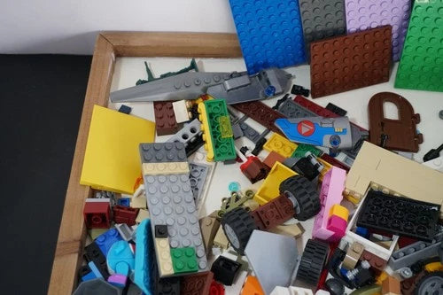 Lego lot 2 1/4 Lbs. The Big Bang Theory, Star Wars,Octan, Cars, wheels,Minifigs