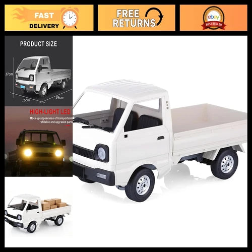 All Terrain 1/10 Scale Remote Control Pickup Truck - Rear Drive RC Vehicle