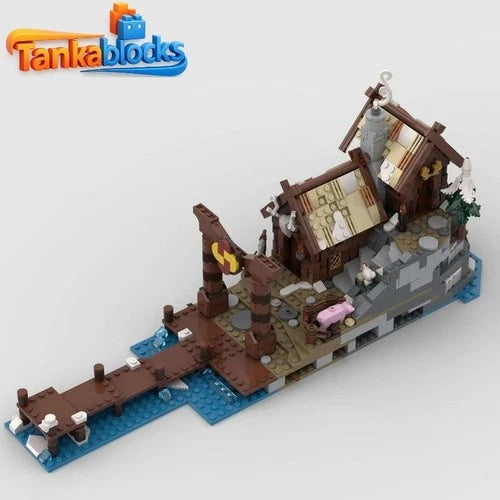 MOC Stunt Biplane DIY Model building blocks Toys Christmas gift
