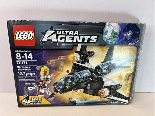 LEGO 70171 Ultra Agents: Ultrasonic Showdown Incomplete W/box And Menu Retired!!