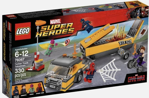 LEGO 76067 Marvel Super Heroes Tanker Truck Takedown New Sealed Building Set !