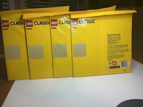 4 LEGO Classic Sand Baseplates 10699-RETIRED-ALL New and Sealed 32x32 Plates