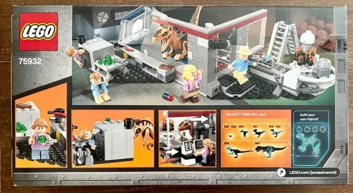 LEGO Jurassic World 75932 Jurassic Park Velociraptor Chase NEW SEALED
