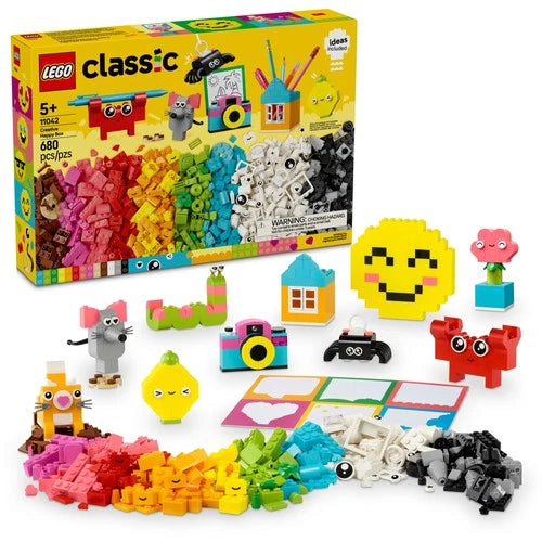 LEGO Classic Creative Happy Box Building Toy Set - Blocks Multicolor