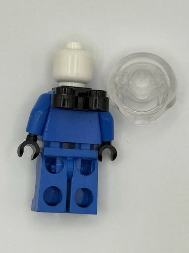 LEGO Batman Mr Freeze Minifigure 2008 (bat011i) Set 7884 -- Blue Outfit