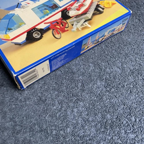 LEGO Town 6351 Surf N’ Sail Camper W/Box & Books Great Shape