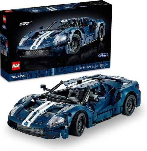 LEGO Technic 2022 Ford GT Building Set for Adults - Collectible Kit W/Authentic