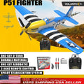 US Volantex Airplane 4CH P51 Fighter RC 6-Axis Gyro Aerobatic Airplane 2.4G Toy