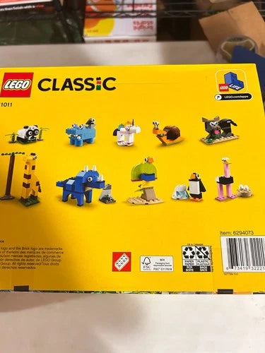 MEOW Classic 11011 Bricks and Animals 1500 Pieces NEW Retired Box Wear