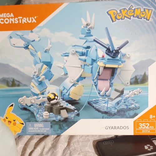 MEGA Construx Pokémon Gyarados 352pc Buildable Figure Set DYF14 Age 8+