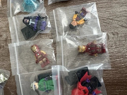 MEOW Collectable & Super Heroes Minifigure Lot. As Is
