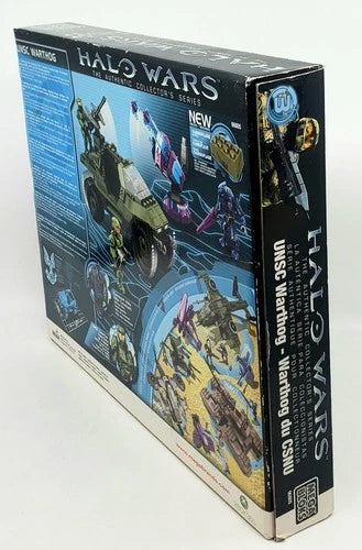 MEGA BLOKS Halo Wars UNSC Warthog 96805 Building Set 173pc Camouflage - NEW