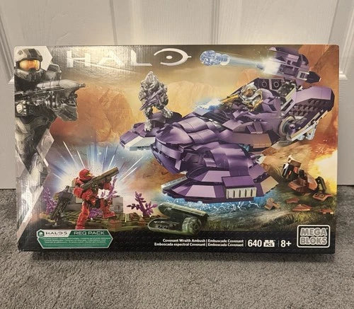 Halo Mega Bloks Covenant Wraith Ambush Set DPJ93 New Sealed Mint Condition