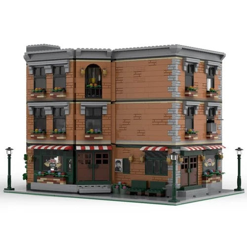 MOC-105976 Lounge Architecture 990pcs Building Bricks Street Scene Toy