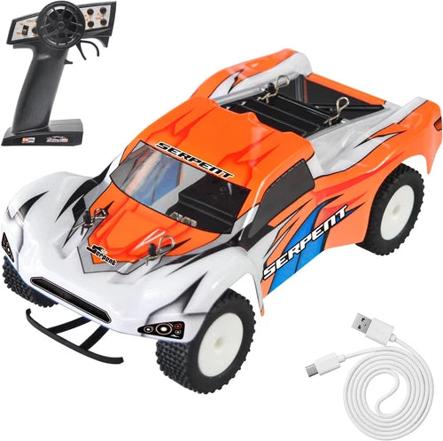 1:24 Mini Spyder RC Car with Gyro, 1/24 Scale 2.4Ghz Short Course Truck, All Ter