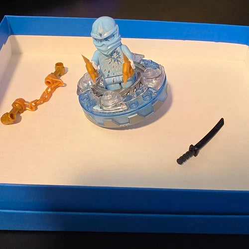 LEGO Ninjago NRG Zane With Spinner!!