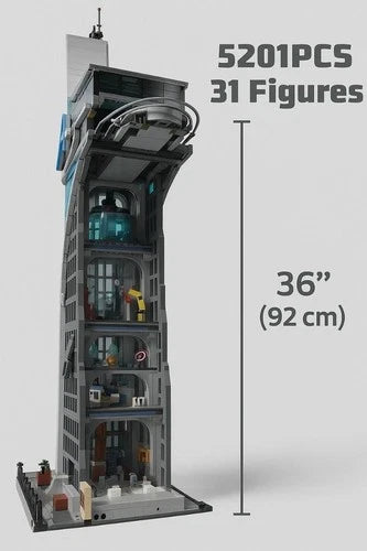 5201 PCS Super Hero Tower Building Blocks Set Large City Model Kit No Box