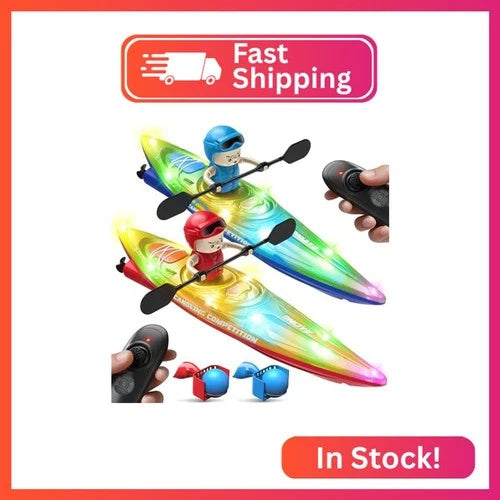 SYMA 2 Pack RC Boats for Kids 6-12, Dolphin Push-Ball Design