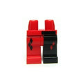 LEGO Batman - Minifig, Hips & Legs - Red Right Leg & Black Left Leg w/ Diamonds