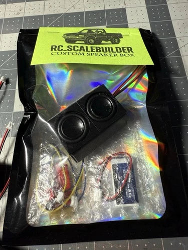 RC\_Scalebuilder 2 Speaker Custom Box For Crawler RC car 1:18 RTR