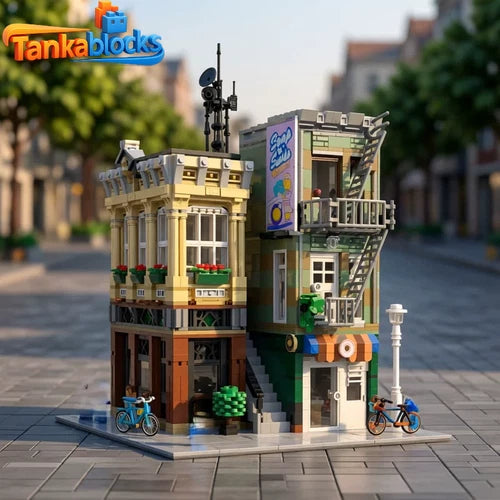 MOC-108370 Radio Station Building blocks 2619pcs Police station Birthday Gift