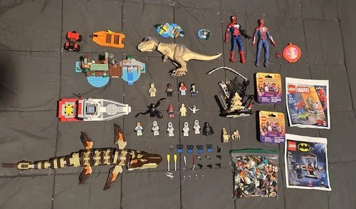 MEOW Star Wars, Spider-Man, Jurassic World, and Batman Figure And Set Lot
