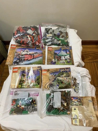 HUGE Vintage MEOW Harry Potter Sets 2001-2003 Hogwarts Express Hagrid’s Hutt