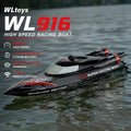 NEW RC Racing Boat WL916 RTR 55+km/h Brushless Water Cooling and Auto-Flip Toy