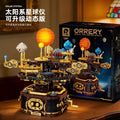 Spinning Solar System Space Building Kit, STEM Model with Rotating Planets US