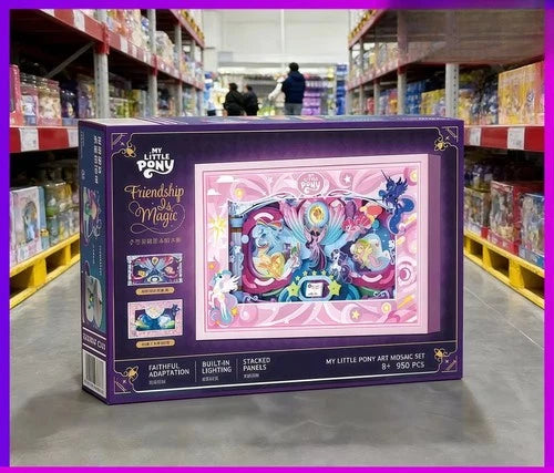 Sam's Club My Little Pony Light Up Building Blocks Puzzle 3D Decor Toy Gift