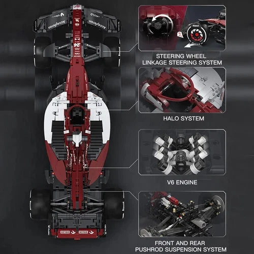 C64005W CaDA Alfa Romeo F1 Team ORLEN C42 education building block sets toy