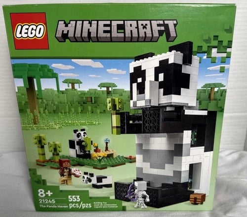 LEGO Minecraft The Panda Haven 21245 Building Set 553 Pieces Age 8+