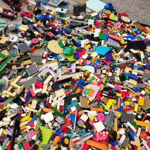 LEGO 21 lb Big Bulk Lot Collection Parts and Pieces City Ships Harry Potter