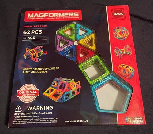 Magformers 62-piece Basic Set - NIB