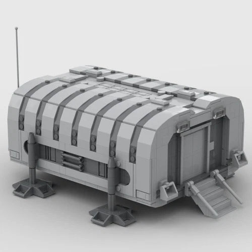 MOC Normal Barracks & Mobile Command Center Building Blocks Set 1145 Pieces