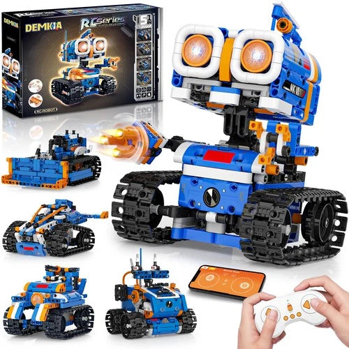 STEM Robot Building Kit APP Remote Control Robotics for Kids Ages 812