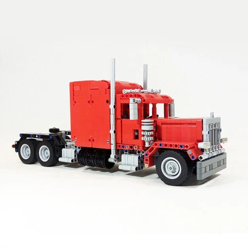 ZITIANYOUBUILD Conventional-cab Truck Highway Truck Model Building Toys 834