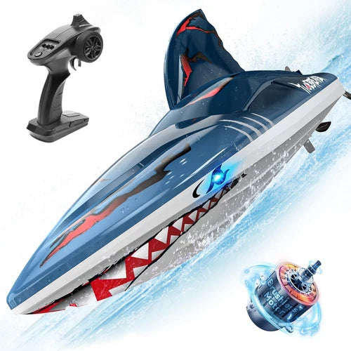 Fast Brushless RC Boat for Adults, 30+MPH 3S High Speed Remote Control Boat