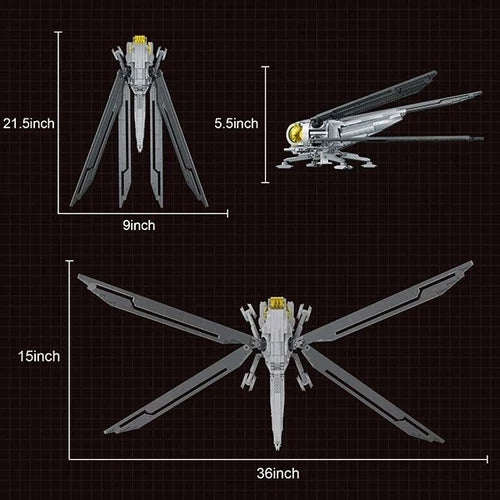 MOC Ornithopter Building Blocks 1085 PCS Gifts for Kids and Adults