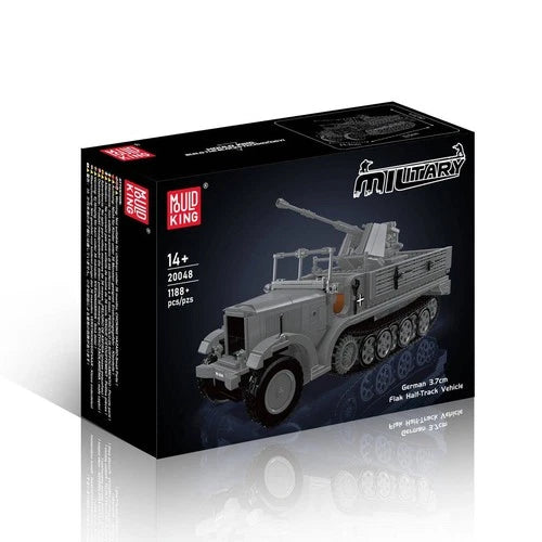 Mould King 20048 German Flak Half-Track Vehicle Building Bricks 1188pcs Playset