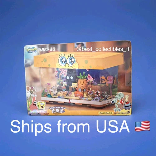 Area-X Spongebob Bikini Bottom Tank Building Blocks Sealed