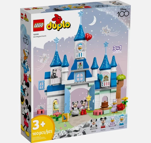 LEGO Duplo Disney 10998 3 in 1 Magic Castle 3+ Minnie, Mickey New Factory Sealed