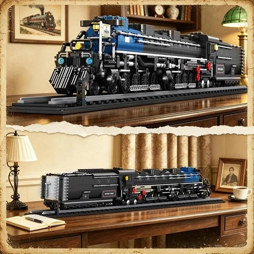 Big Boy Steam Locomotive Train Building Block Set for Adult 2947PCS 66805, Ste