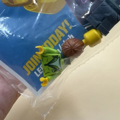 LEGO Promotional: LEGO Club Lime Max Minifigure Polybag - New Sealed Kidsfest
